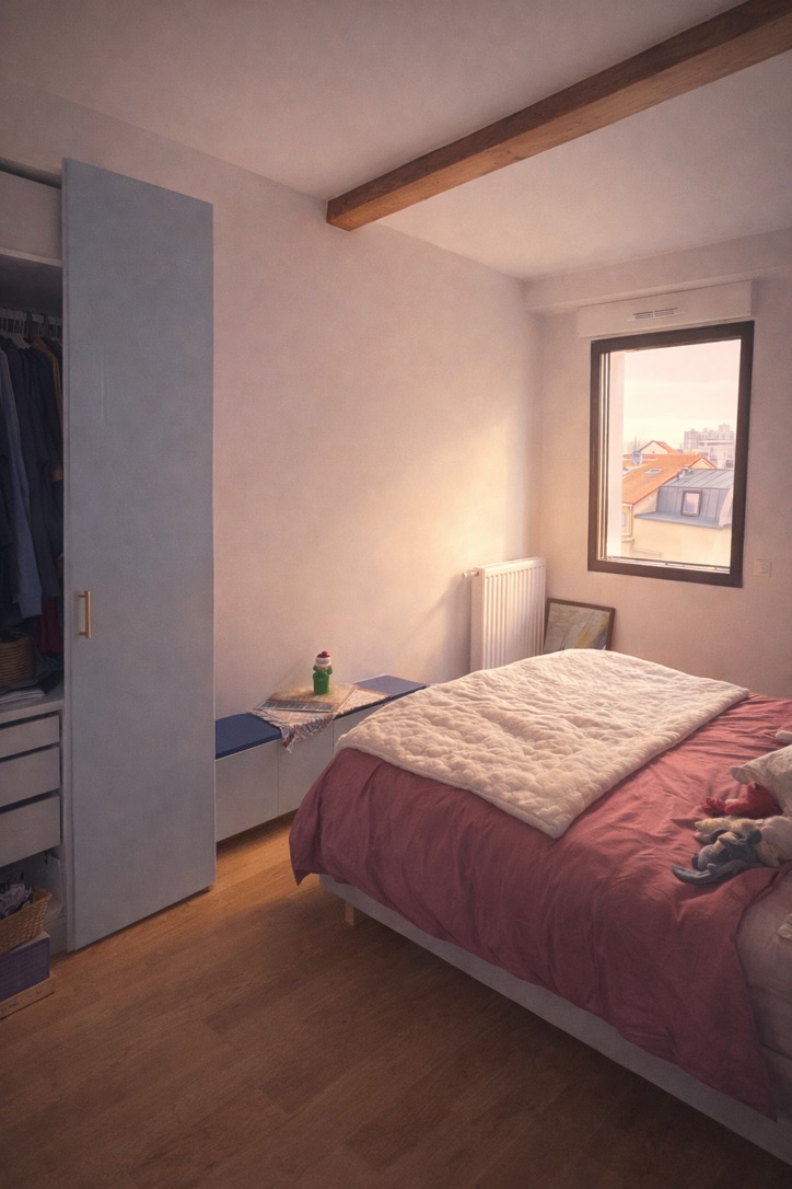 Chambre et dressing